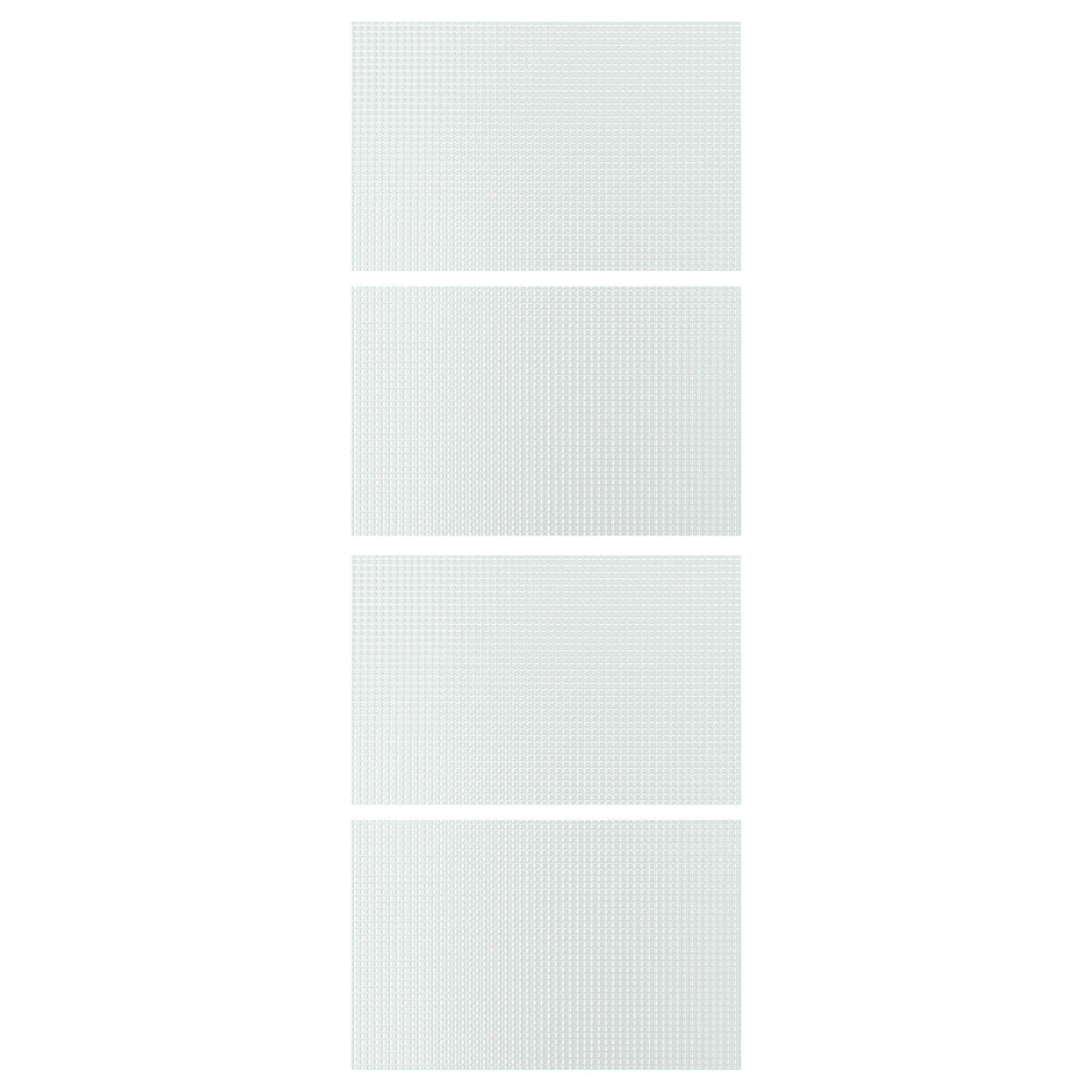 LUNDBRÄSMA 4 panels for sliding door frame