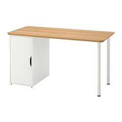 ANFALLARE/ALEX - desk, bamboo/white, 140x65 cm | IKEA Taiwan Online ANFALLARE/ALEX - desk, bamboo/white, 140x65 cm | IKEA Taiwan Online