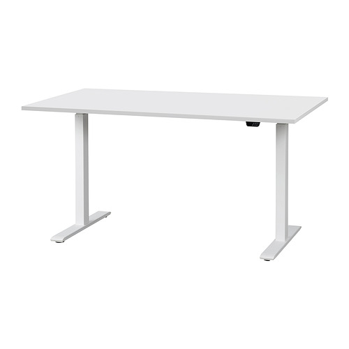 RODULF - 升降式工作桌, 電動/白色, 140x80 公分 | IKEA 線上購物 - PE909462_S4