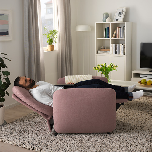 EKOLSUND - 躺椅, Gunnared 深粉色 | IKEA 線上購物 - PE727168_S4