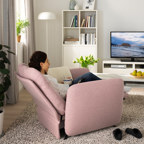 EKOLSUND - 躺椅, Gunnared 深粉色 | IKEA 線上購物 - PE727169_S4