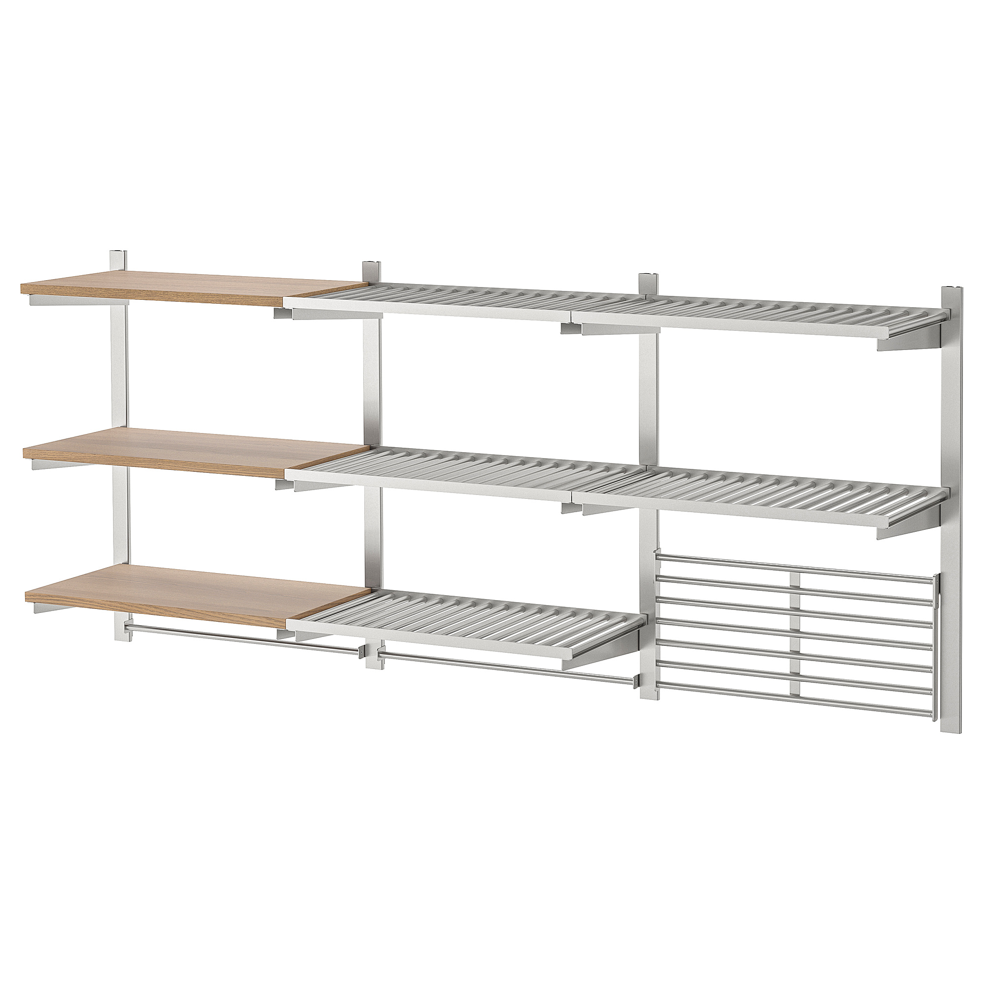 KUNGSFORS susp rail/shelf/rail/wall grid