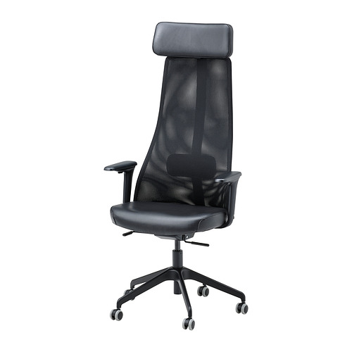 JÄRVFJÄLLET office chair with armrests