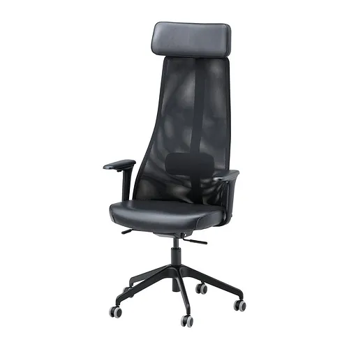 JÄRVFJÄLLET - 辦公椅附扶手, Glose 黑色 | IKEA 線上購物 - PE827773_S4