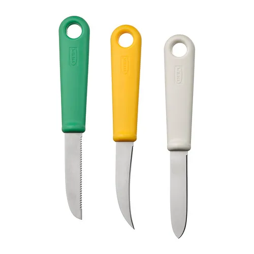 UPPFYLLD - paring knife, set of 3, mixed colours | IKEA Taiwan Online - PE870276_S4