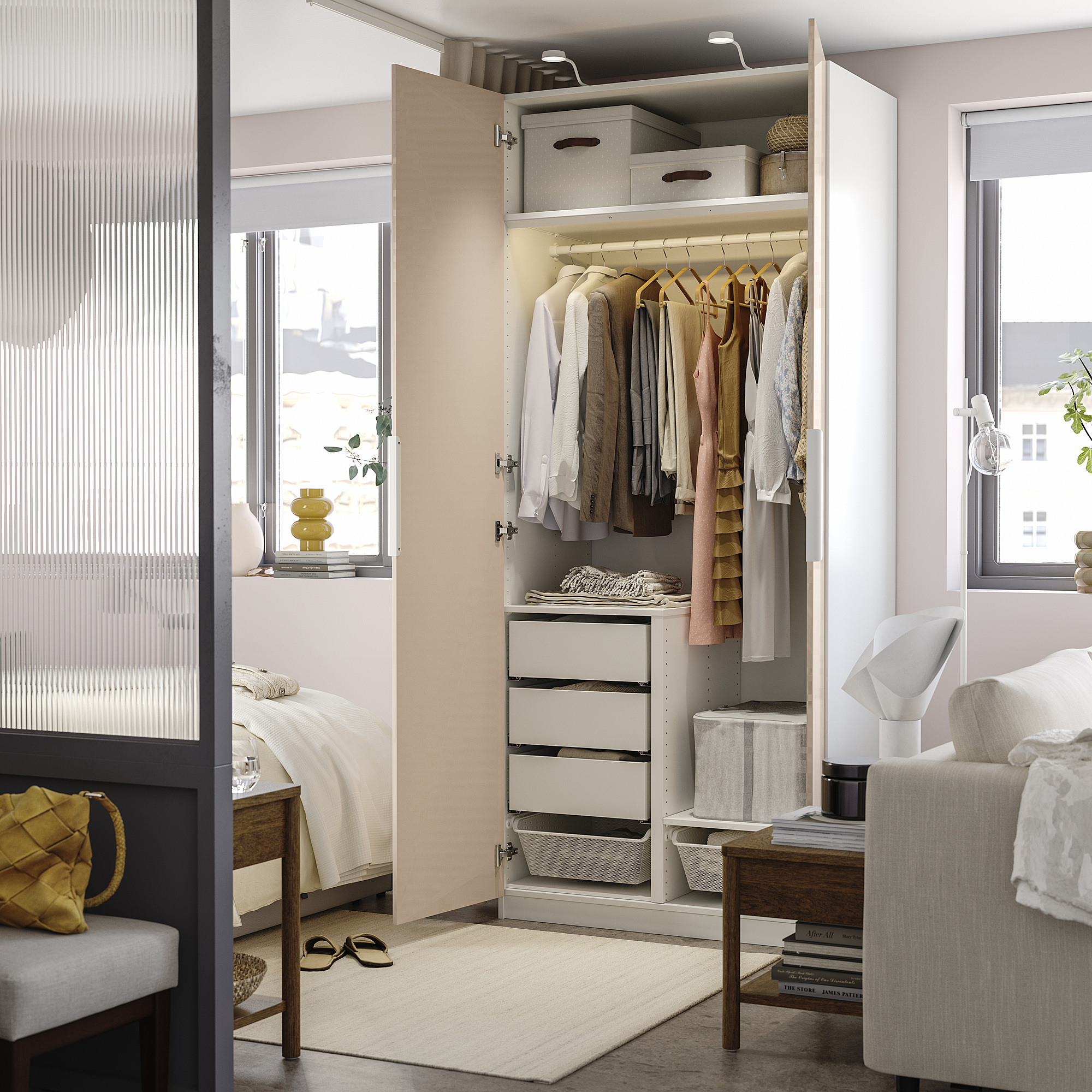 PAX/FARDAL wardrobe combination