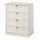 FÅGELFJÄLLET - chest of 4 drawers, off-white, 82x51x101 cm | IKEA Taiwan Online - E1009904_S1