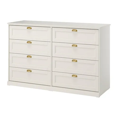 FÅGELFJÄLLET - 抽屜櫃/8抽，淺乳白色，160x51x101 公分 | IKEA 線上購物 - E1009917_S4