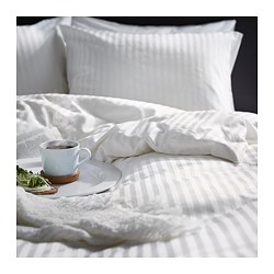 NATTJASMIN - quilt cover and 2 pillowcases, light beige | IKEA Taiwan Online - 30479108_S3