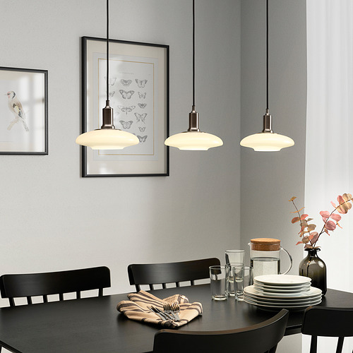 TÄLLBYN - 3燈頭吊燈, 鍍鎳/乳白色 玻璃 | IKEA 線上購物 - PE827863_S4