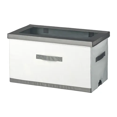 JÄTTEBJÖRN - 附蓋收納盒, 白色/灰色, 81x45x44 公分 | IKEA 線上購物 - PE909528_S4