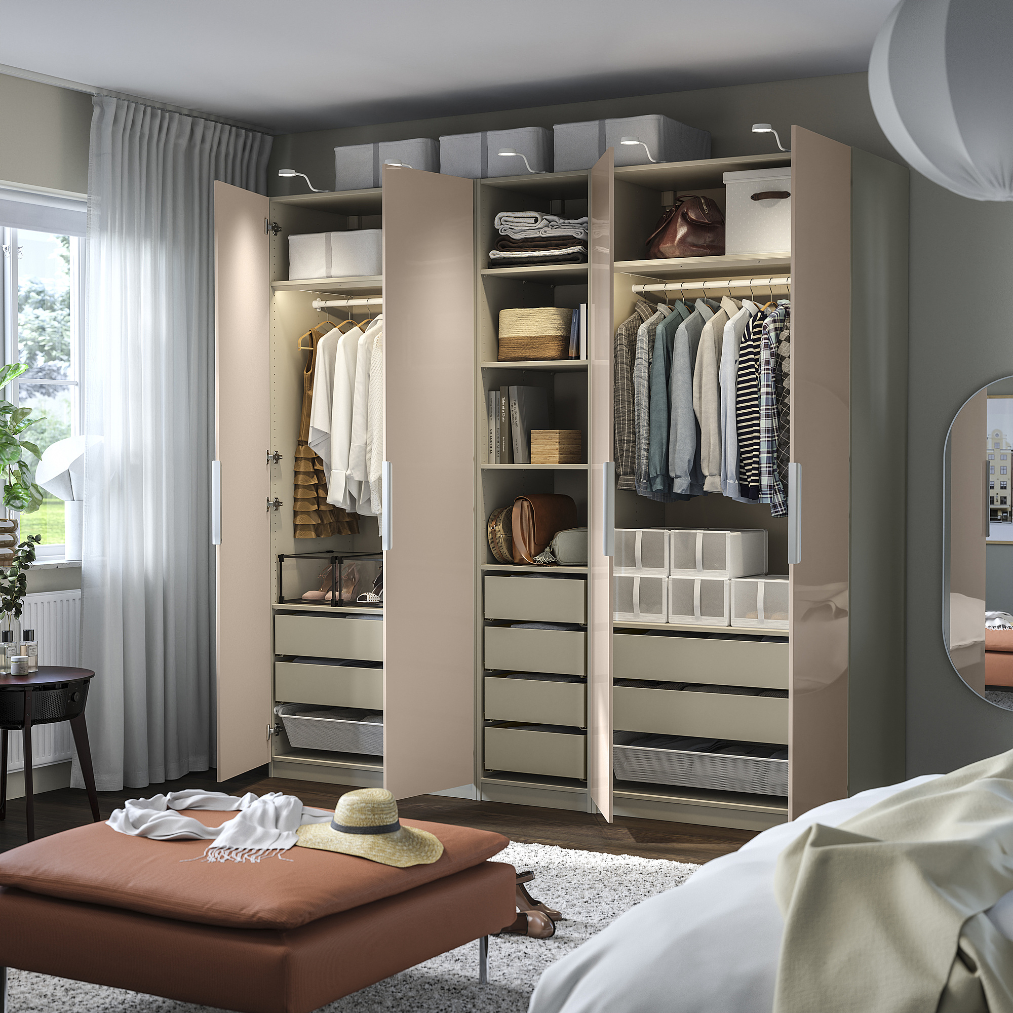 PAX/FARDAL wardrobe combination