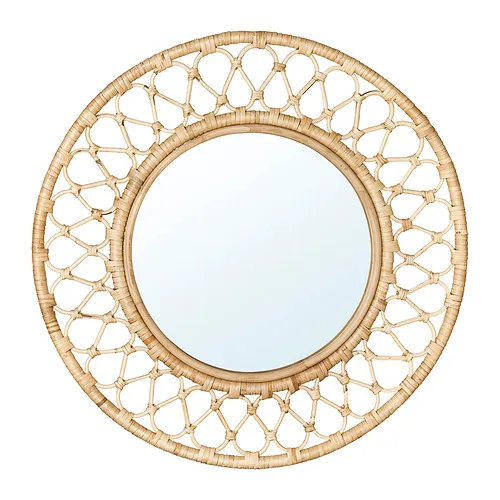 GRINSBOL - 鏡子, 籐製, 55 公分 | IKEA 線上購物 - PE870391_S4