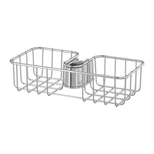 VOXNAN - shower shelf, chrome-plated, 25x6 cm | IKEA Taiwan Online - PE727565_S4