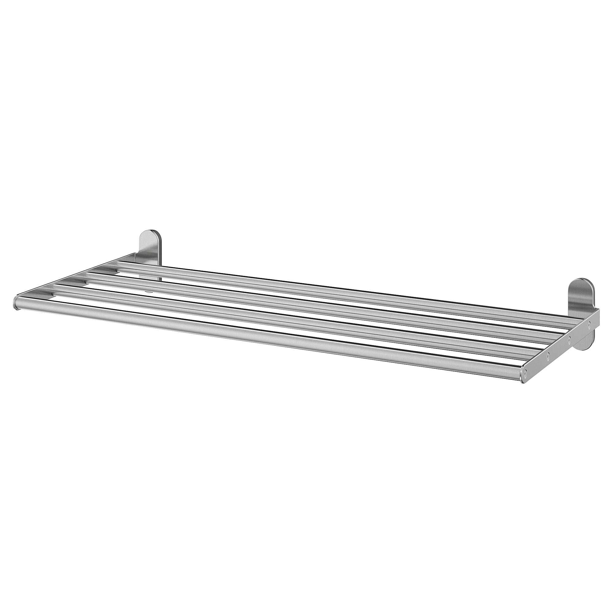 BROGRUND wall shelf with towel rail