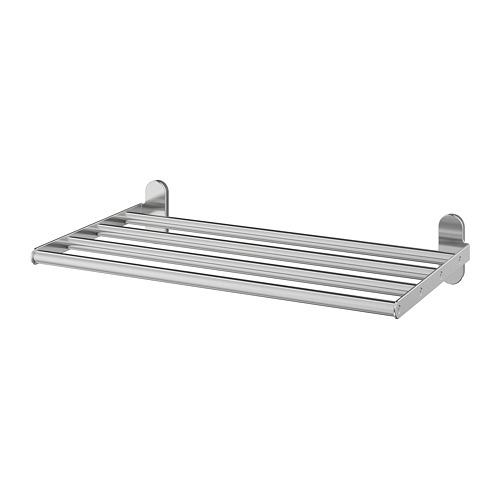 BROGRUND - 層架附毛巾桿, 不鏽鋼 | IKEA 線上購物 - PE727567_S4