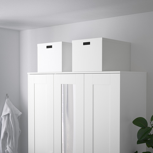TJENA - 附蓋收納盒, 白色 | IKEA 線上購物 - PE685415_S4
