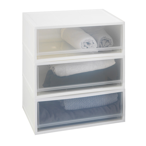 SOPPROT - 組合式抽屜盒, 半透明白色 | IKEA 線上購物 - PE667797_S4