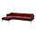 ÄPPLARYD - 四人座沙發附躺椅, Djuparp 紅色/棕色 | IKEA 線上購物 - PE828075_S1
