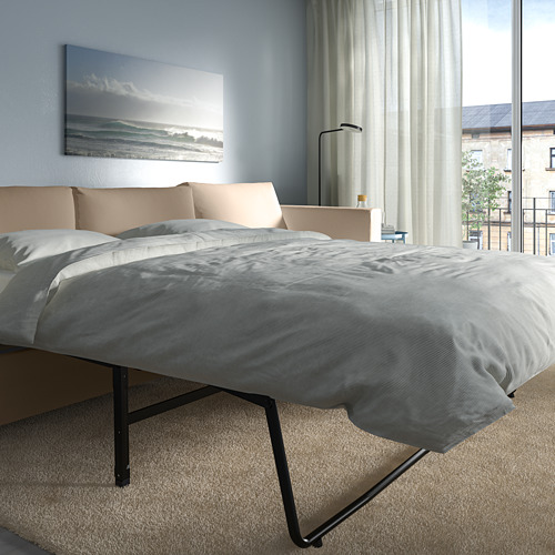 VIMLE - 3-seat sofa-bed, Hallarp beige | IKEA Taiwan Online - PE828090_S4