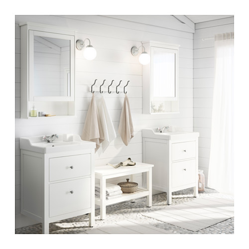 HEMNES/RÄTTVIKEN - wash-stand with 2 drawers, white/Runskär tap | IKEA Taiwan Online - PE364713_S4