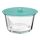 IKEA 365+ - food container with lid, round glass/silicone | IKEA Taiwan Online - PE684981_S1