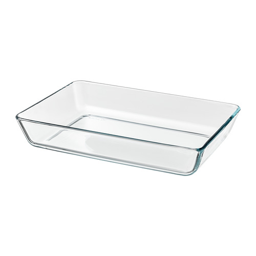 MIXTUR - oven/serving dish, clear glass, 35x25 cm | IKEA Taiwan Online - PE727637_S4