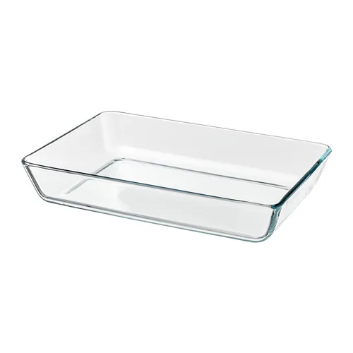 MIXTUR - oven/serving dish, clear glass, 35x25 cm | IKEA Taiwan Online - PE727637_S4