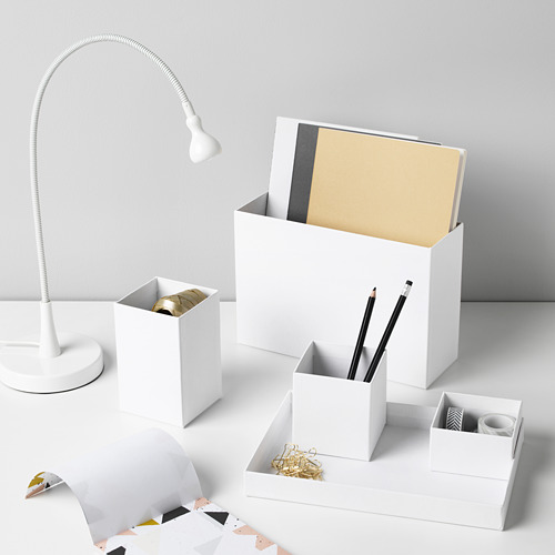 TJENA - 文具收納盒, 白色 | IKEA 線上購物 - PE667301_S4