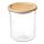 IKEA 365+ - jar with lid, glass/bamboo | IKEA Taiwan Online - PE685087_S1