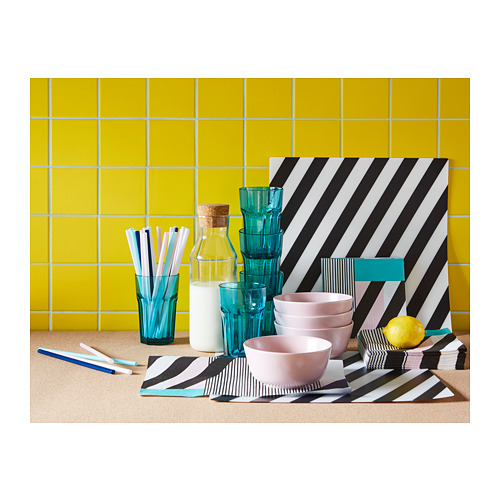 PIPIG - 餐墊, 條紋/黑色/白色 | IKEA 線上購物 - PH149152_S4