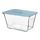 IKEA 365+ - food container with lid, rectangular glass/silicone | IKEA Taiwan Online - PE685098_S1