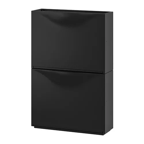 TRONES - 鞋櫃/收納櫃, 黑色, 52x18x39 公分 | IKEA 線上購物 - PE727733_S4