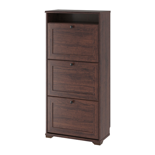 BRUSALI shoe cabinet with 3 compartments