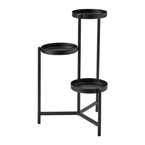 OLIVBLAD - plant stand, in/outdoor black, 58 cm | IKEA Taiwan Online - PE828336_S4
