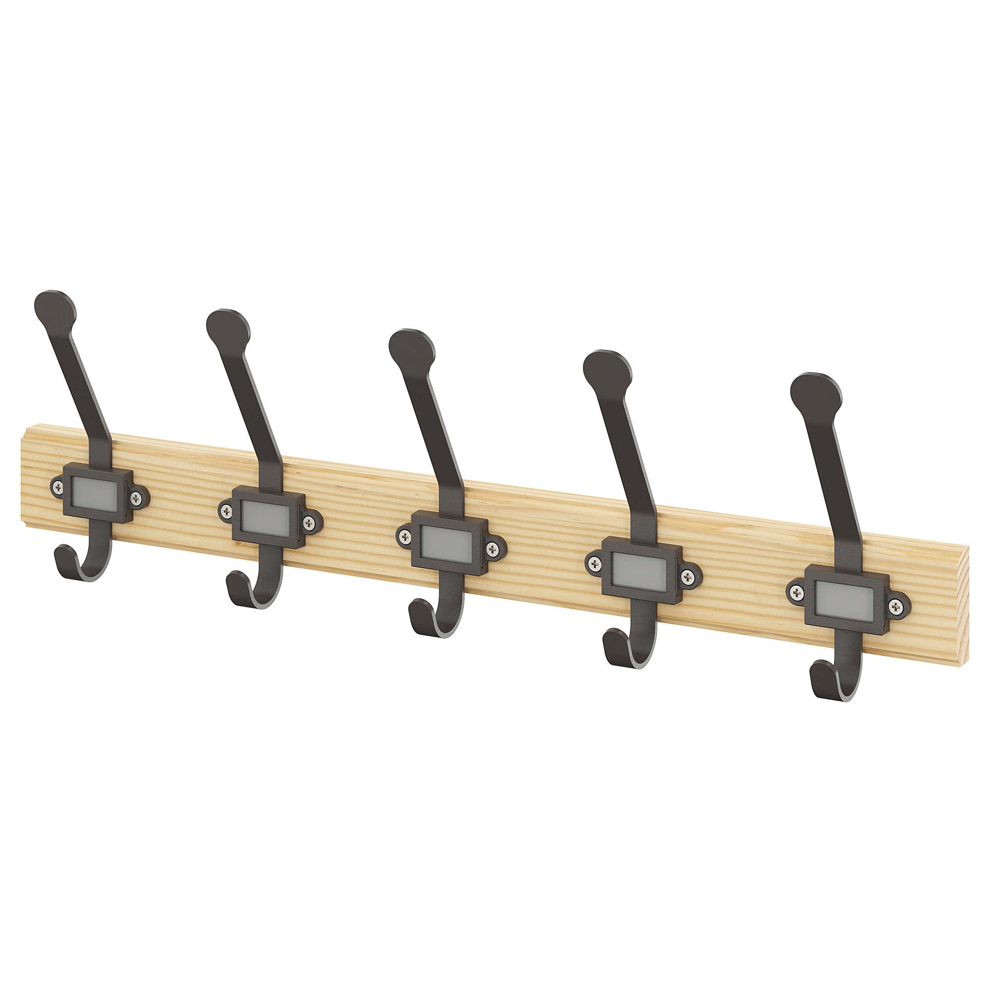 KARTOTEK rack with 5 hooks