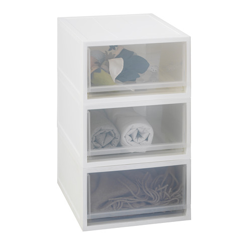 SOPPROT - 組合式抽屜盒, 半透明白色 | IKEA 線上購物 - PE667802_S4