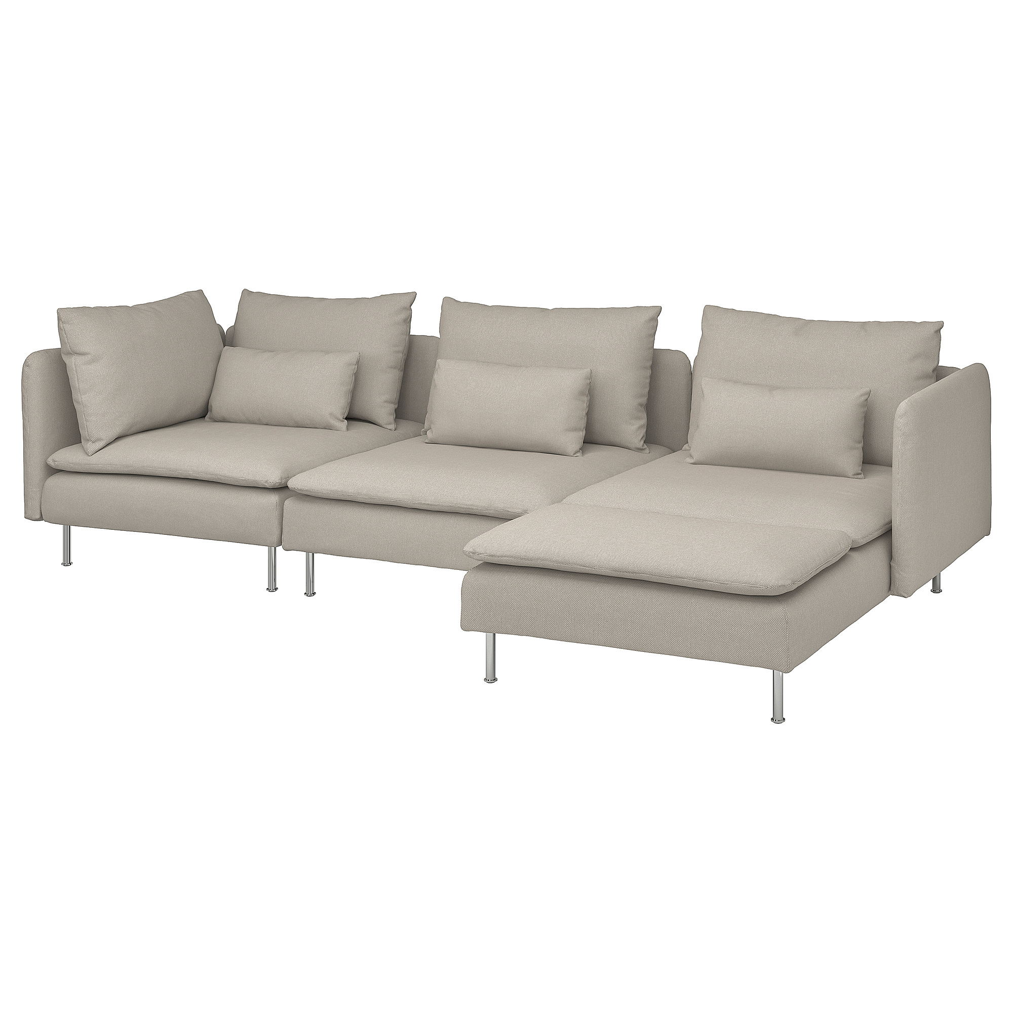 SÖDERHAMN 4-seat sofa with chaise longue