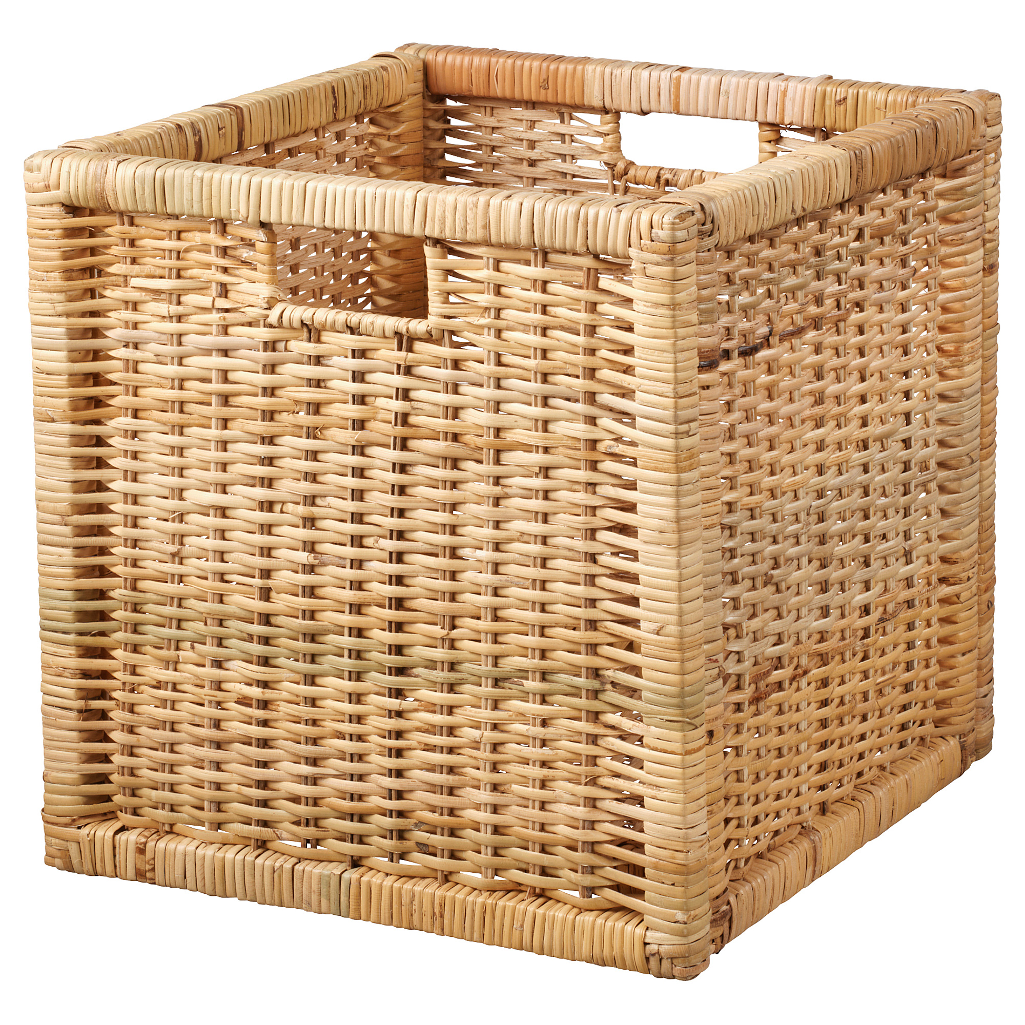 BRANÄS - 置物籃, 籐製, 32x34x32 公分| IKEA 線上購物