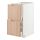 METOD/MAXIMERA - base cb 2 fronts/2 high drawers, white/Fröjered light bamboo | IKEA Taiwan Online - PE771511_S1