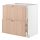 METOD/MAXIMERA - base cb 2 fronts/2 high drawers, white/Fröjered light bamboo | IKEA Taiwan Online - PE771493_S1