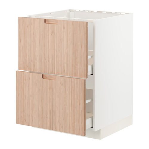 METOD/MAXIMERA base cab/sink+2 fronts/2 drawers
