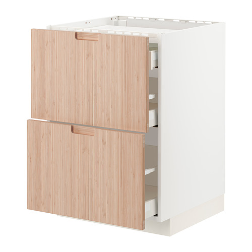 METOD/MAXIMERA base cabinet f/cooktop w/3 drawers