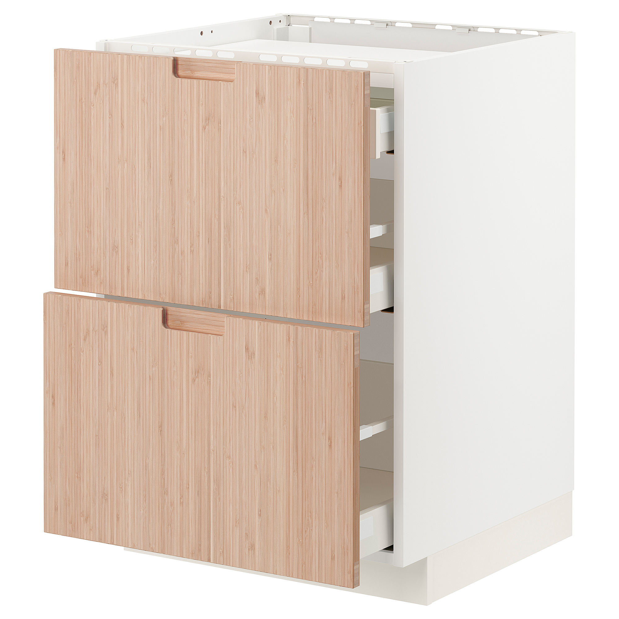 METOD/MAXIMERA base cabinet f/cooktop w/3 drawers
