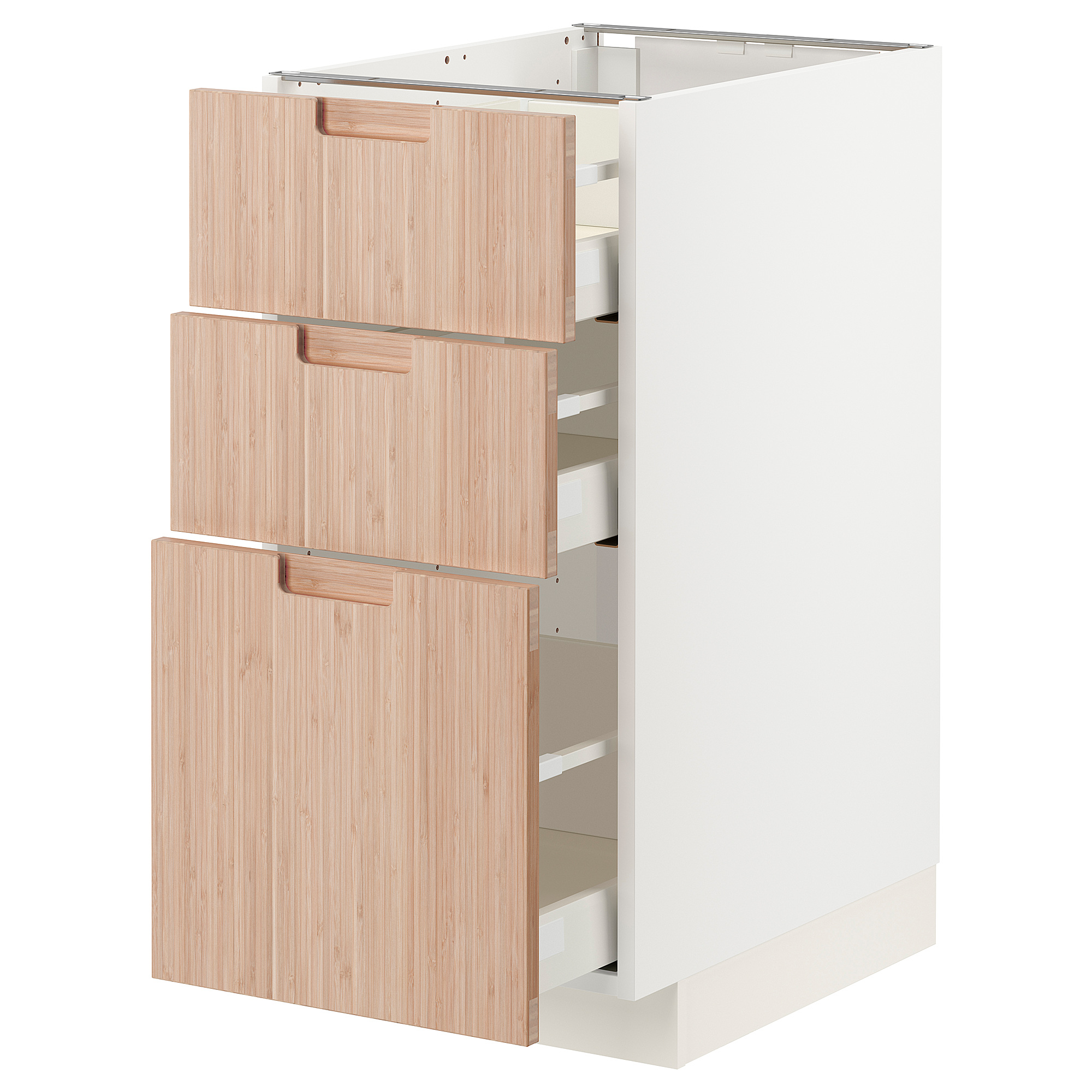 METOD/MAXIMERA base cabinet with 3 drawers