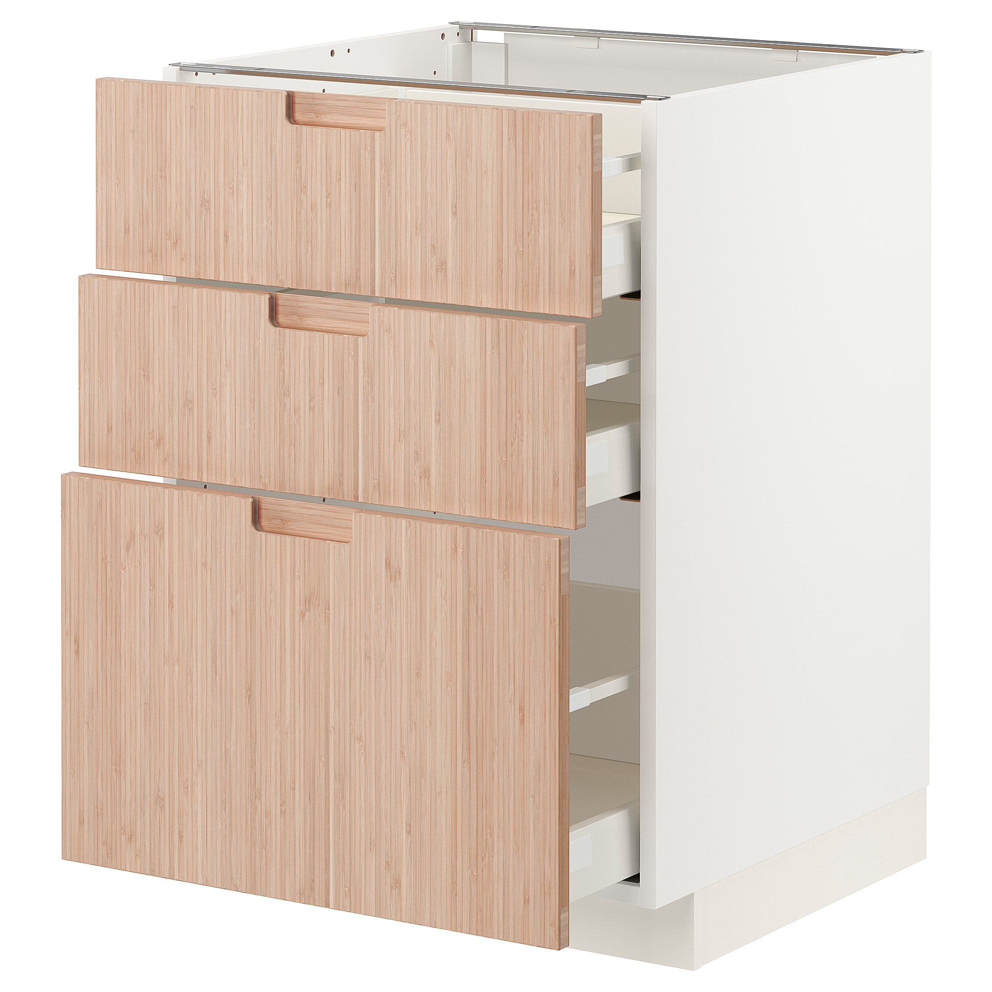 METOD/MAXIMERA base cabinet with 3 drawers