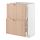 METOD/MAXIMERA - 附2抽底櫃, 白色/Fröjered 淺色竹 | IKEA 線上購物 - PE771536_S1