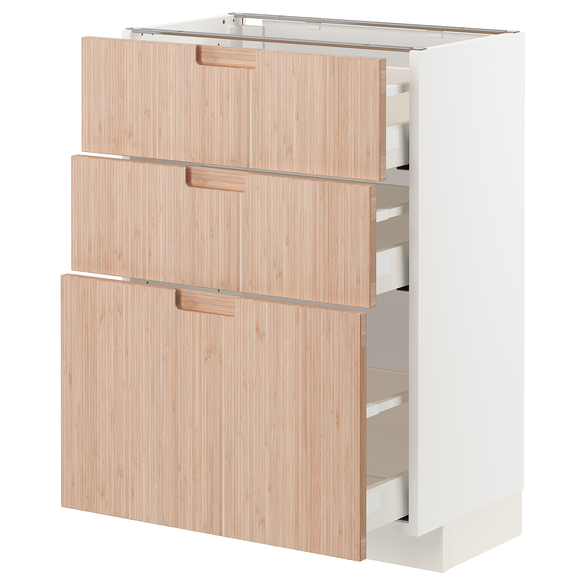 METOD/MAXIMERA base cabinet with 3 drawers