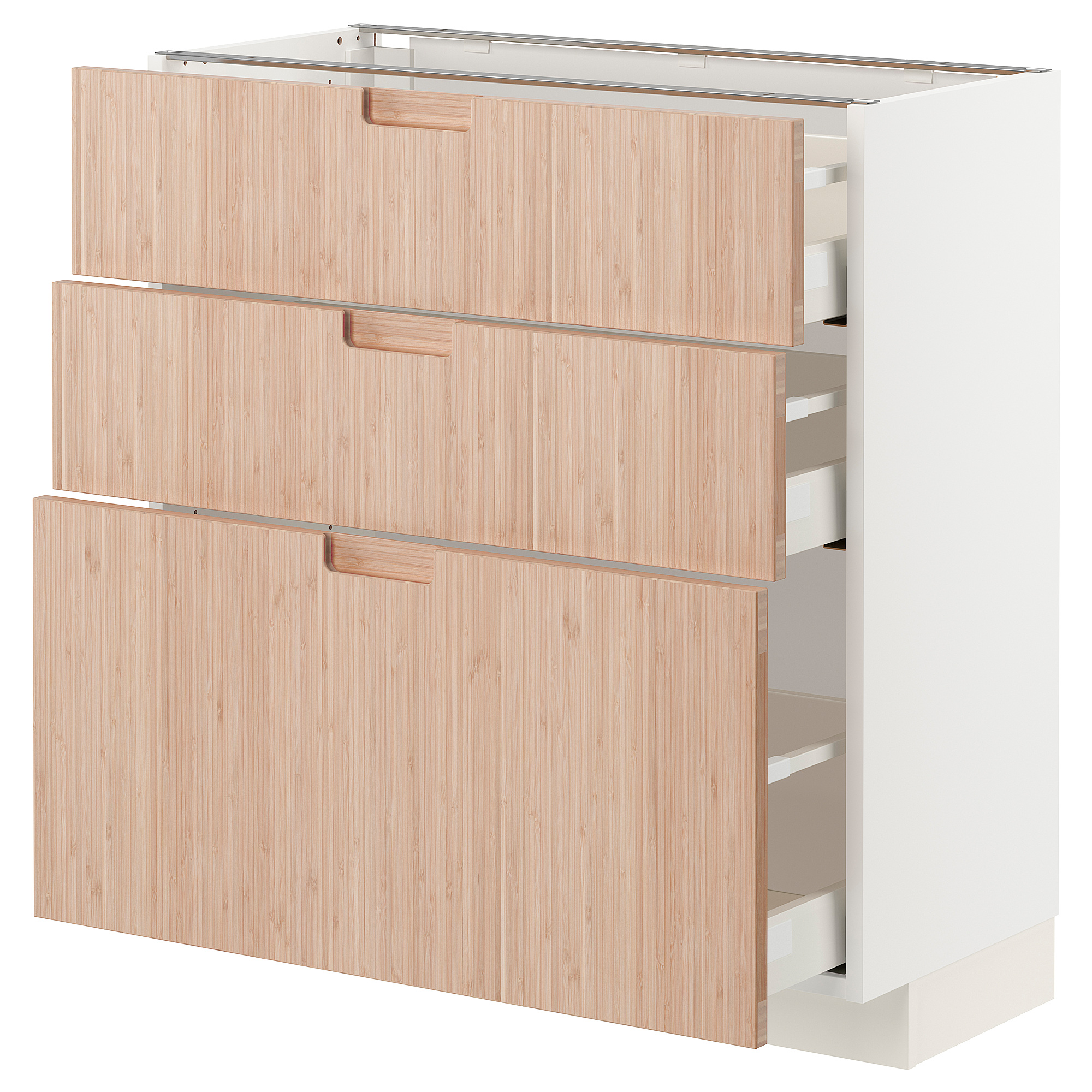 METOD/MAXIMERA base cabinet with 3 drawers