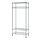 OMAR - shelving unit with clothes rail, galvanised, 92x50x201 cm | IKEA Taiwan Online - PE870617_S1